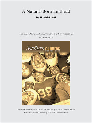 cover image of A Natural-Born Linthead